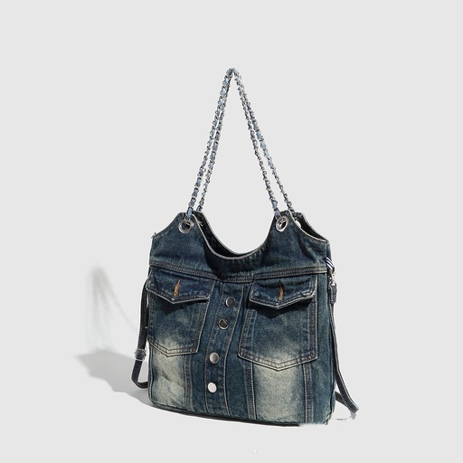 price 7.96 weight 620g Large Capacity Fashion Jean Bag Retro Underarm Shoulder Bag