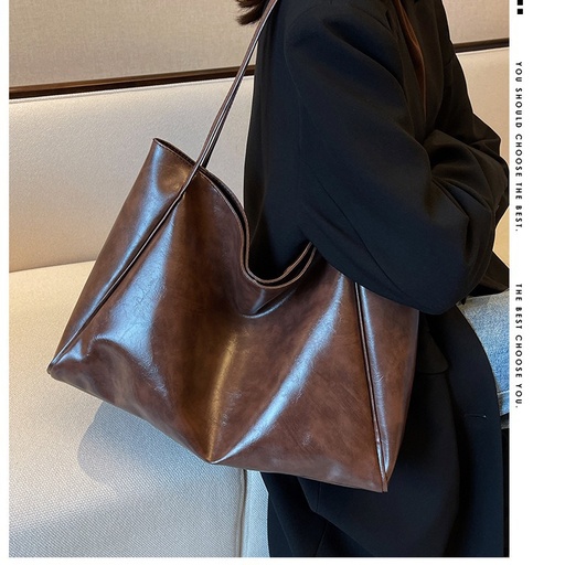 New Korean handbag, women's new portable bag, retro design, versatile one shoulder casual tote bag