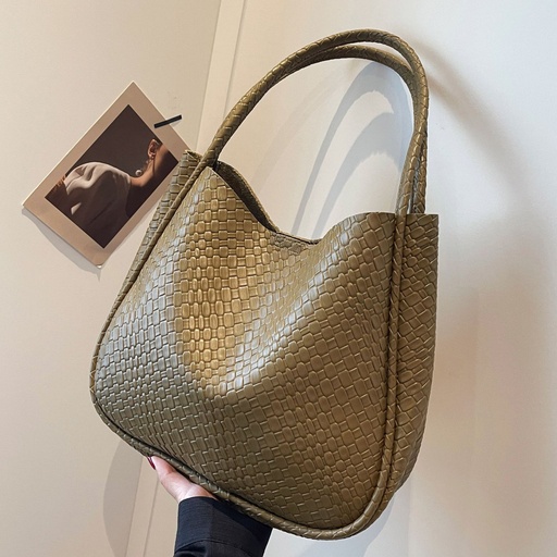 Retro Fashion Handheld Large Capacity Bag for Women's Simple and Casual Tote Bag, Unique Texture Shoulder Bag