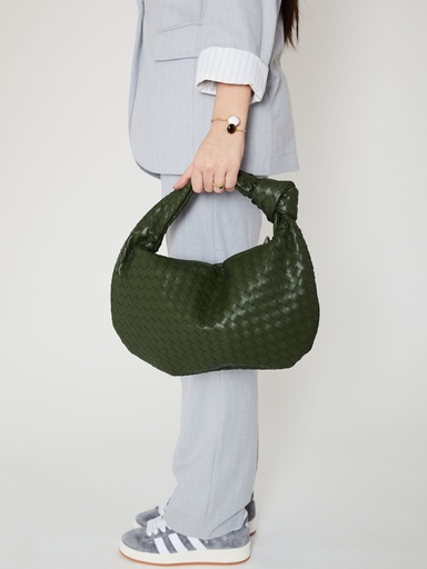 Medium Everyday Leather Bag  Hunter Green
