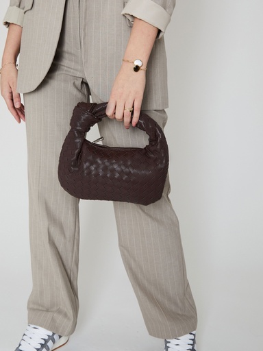Mini Everyday Leather Bag  Dark Brown