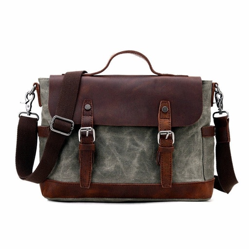 Cardrona Waxed Canvas Messenger Bag