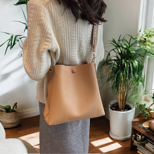 Retro Bucket Shoulder Bag