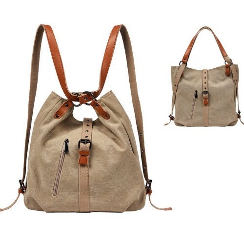 Fashion Canvas Large Handbag Large Capacity Handbag Retro Simple One Shoulder Crossbody Bag