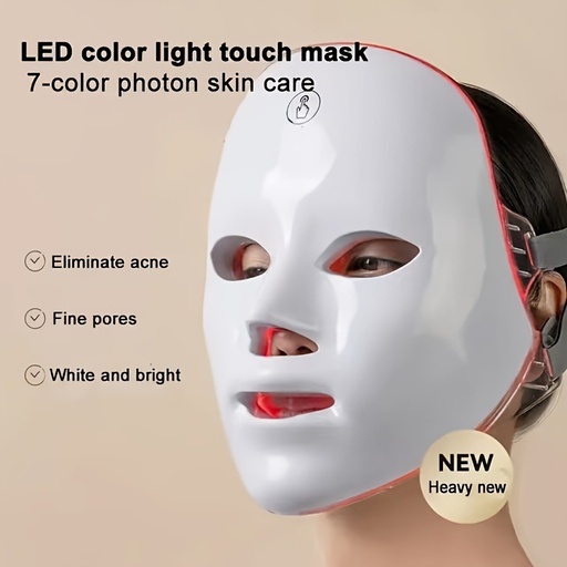 Large row lamp silicone photon rejuvenation facial mask for household use infrared LED anti wrinkle and acne facial mask
